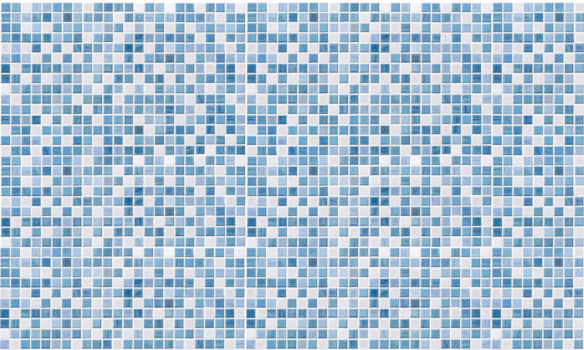 Paneli za kuhinje Blue tile -  Stakleni / PVC ploče / Pleksiglas -  sa printom za kuhinju, Zidne obloge PKU099