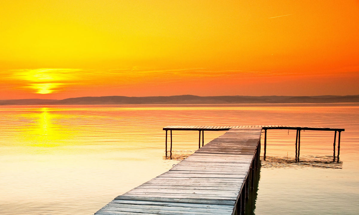 Paneli za kuhinje Lake Balaton -  Stakleni / PVC ploče / Pleksiglas -  sa printom za kuhinju, Zidne obloge PKU202