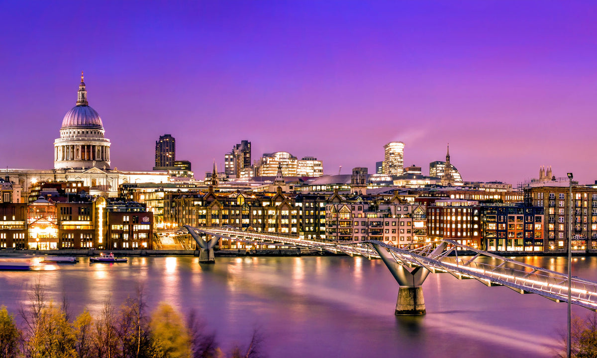 Paneli za kuhinje  City of London at twilight -  Stakleni / PVC ploče / Pleksiglas -  sa printom za kuhinju, Zidne obloge PKU251