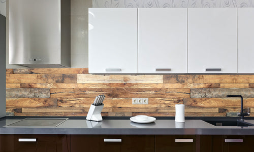 Paneli za kuhinje Wood texture -  Stakleni / PVC ploče / Pleksiglas -  sa printom za kuhinju, Zidne obloge PKU122