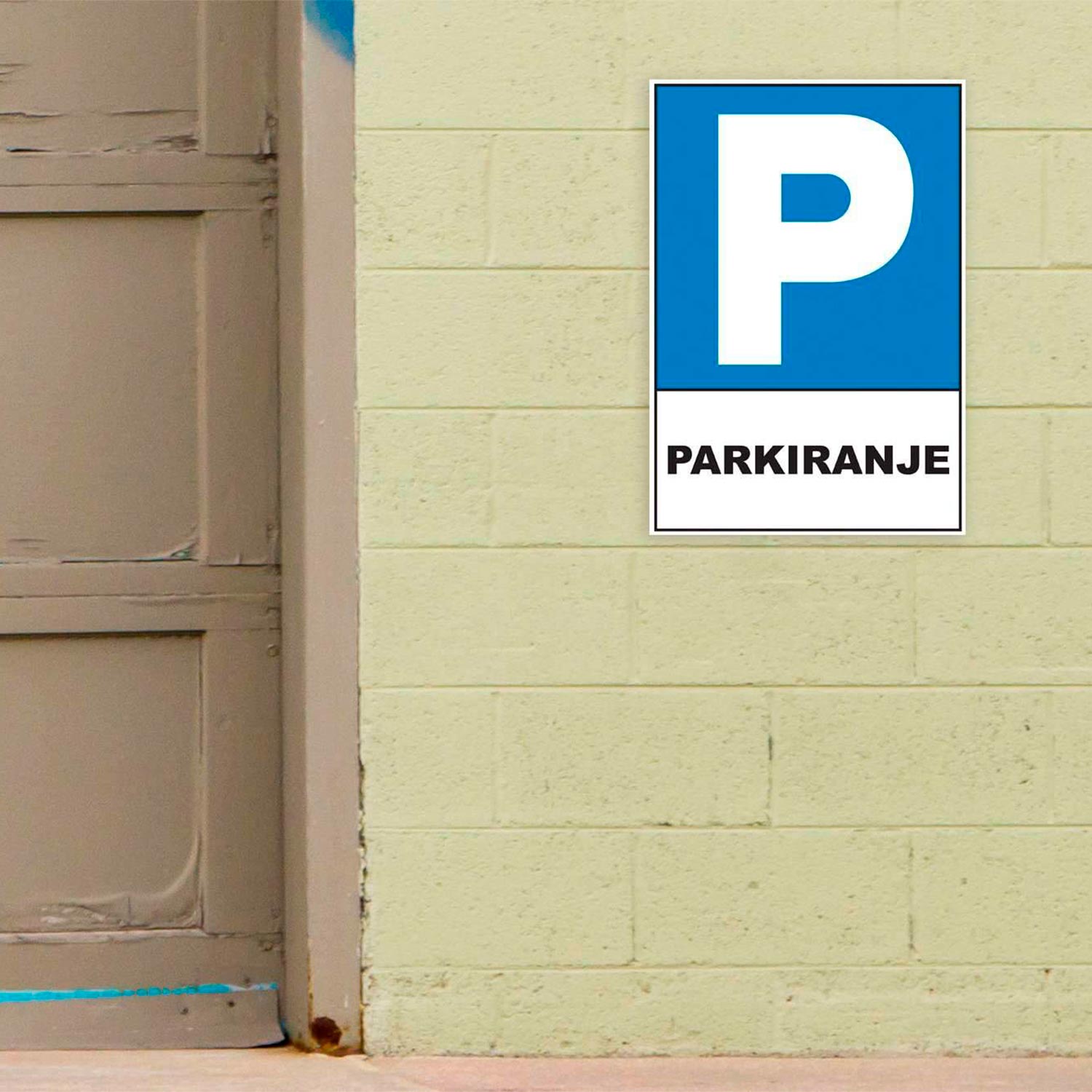 Dozvoljeno parkiranje, oznaka parkiranja