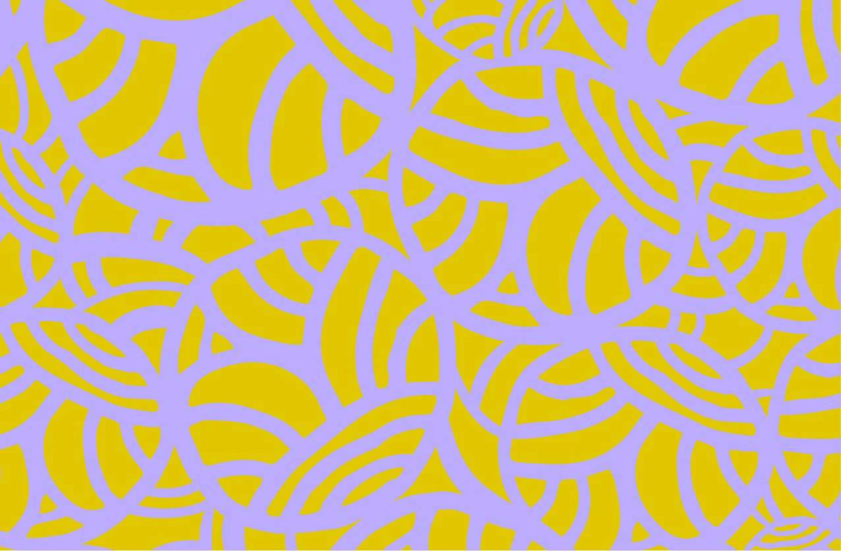 Podložak za tanjure Yellow abstract ( set od 4 kom. ) - P041