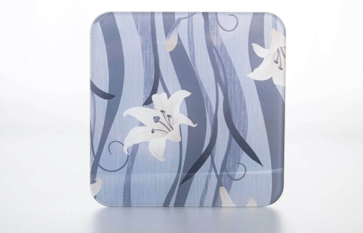 Podmetači za čaše -  Blue Flower CO022