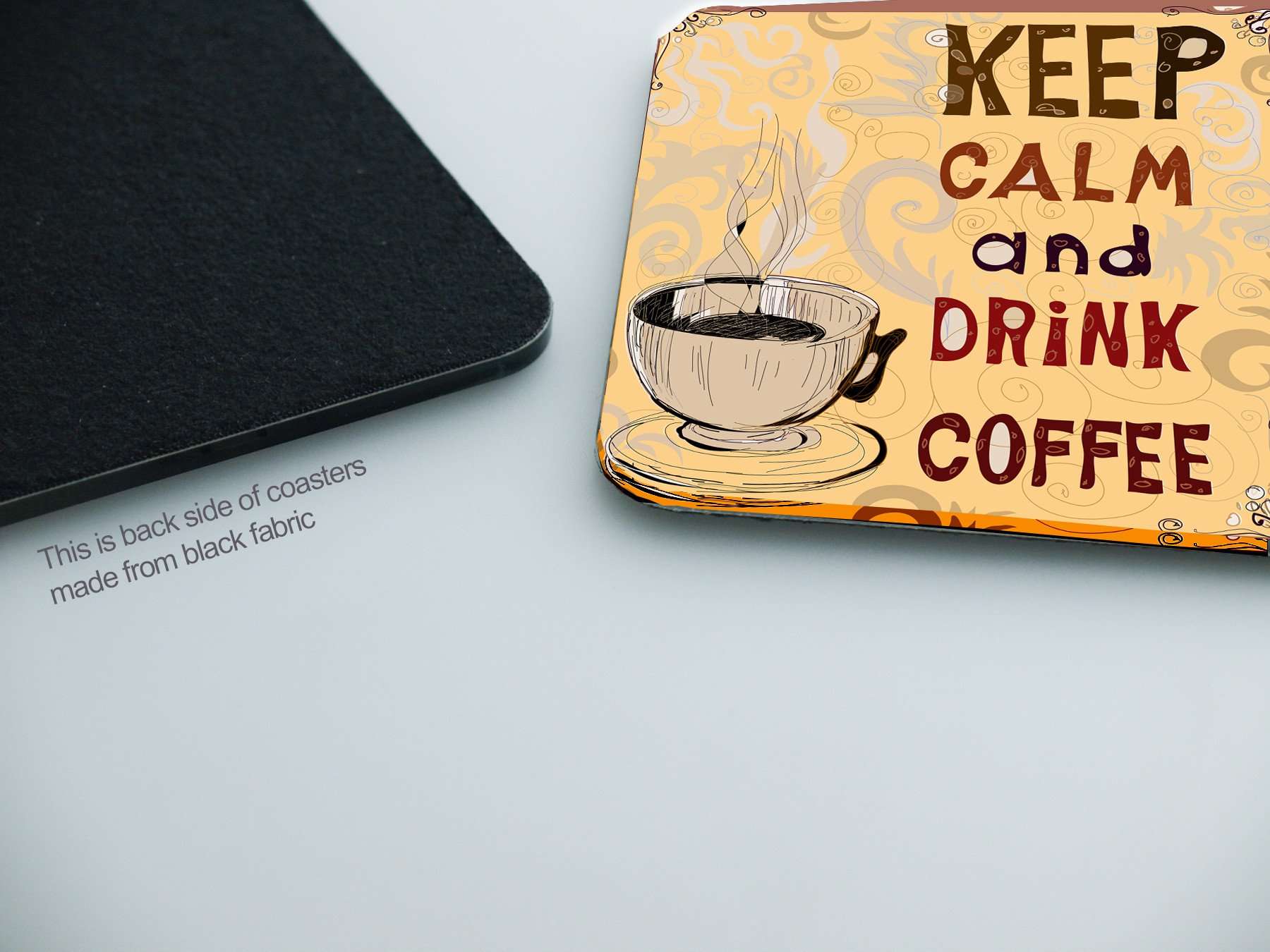 Podmetači za čaše- Keep Calm Coffe CO006