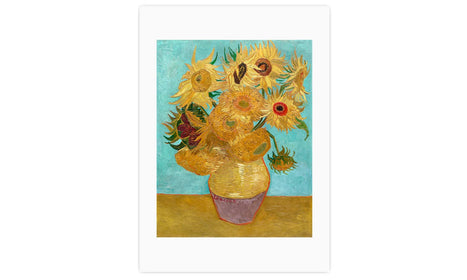 Vincent van Gogh's Vase with Twelve Sunflowers (1888–1889), poster  PS020