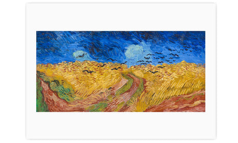 Vincent van Gogh's Wheatfield with Crows (1890), poster  PS021