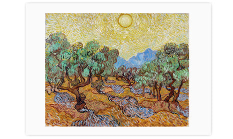 Vincent van Gogh's Olive Trees (1889), poster  PS023