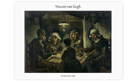 Vincent van Gogh's The Potato Eaters (1885) , poster  PS037