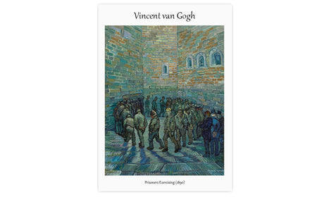 Vincent van Gogh's Prisoners Exercising (1890) , poster  PS041