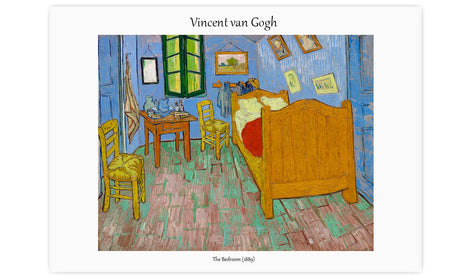 Vincent Van Gogh's The Bedroom (1889), poster  PS051