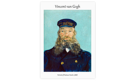 Vincent van Gogh's Portrait of Postman Roulin (1888), poster  PS056