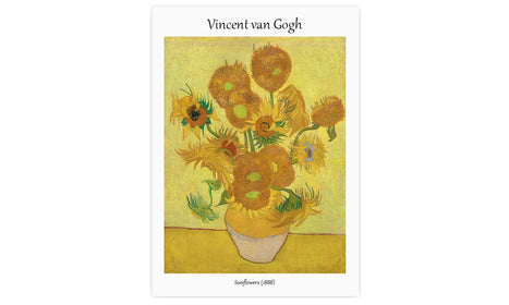 Vincent van Gogh's Sunflowers (1888), poster  PS061