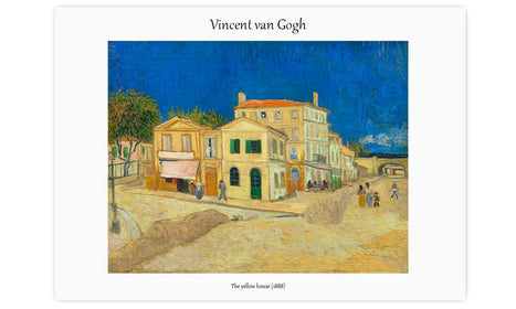 Vincent van Gogh's The yellow house (1888), poster  PS066