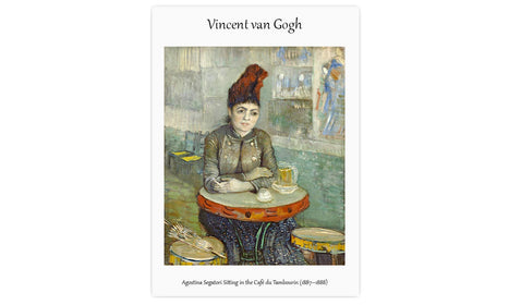 Vincent van Gogh's Agostina Segatori Sitting in the Café du Tambourin (1887–18888), poster  PS069