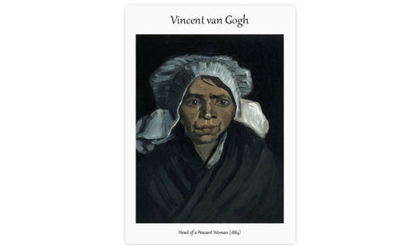 Vincent van Gogh's Head of a Peasant Woman (1884), poster  PS070