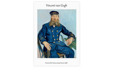 Vincent van Gogh's Portrait of the Postman Joseph Roulin (1888), poster  PS082
