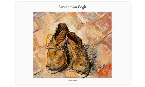 Shoes (1888) by Vincent Van Gogh, poster  PS095