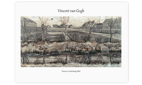 Nursery on Schenkweg (1882) by Vincent Van Gogh. , poster  PS105