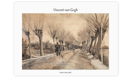 Road in Etten (1881) by Vincent Van Gogh, poster  PS106