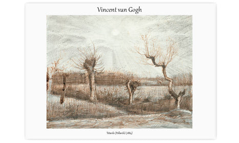 Tetards (Pollards) (1884) by Vincent Van Gogh, poster  PS107
