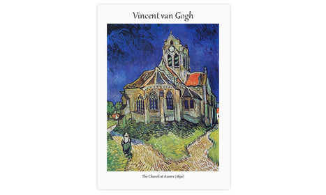Vincent van Gogh's The Church at Auvers, poster  PS031