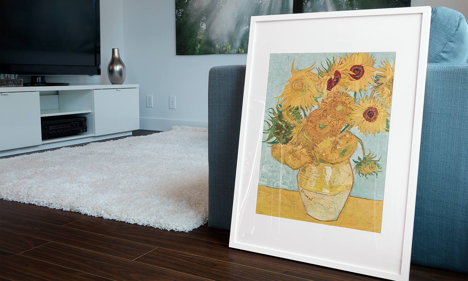 Vincent van Gogh's Vase with Twelve Sunflowers (1888–1889) , poster  PS073