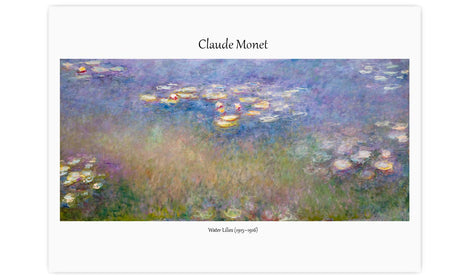 Claude Monet's Water Lilies (1915–1916), poster  PS120