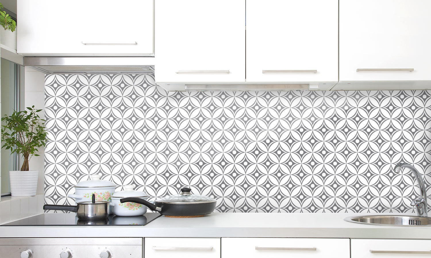 Paneli za kuhinje  Abstract seamless -  Stakleni / PVC ploče / Pleksiglas -  sa printom za kuhinju, Zidne obloge PKU343