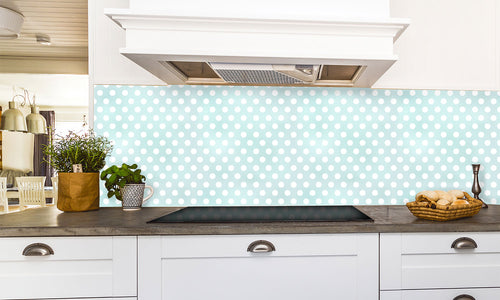 Paneli za kuhinje Seamless polka dots -  Stakleni / PVC ploče / Pleksiglas -  sa printom za kuhinju, Zidne obloge PKU356