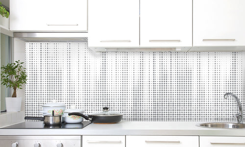 Paneli za kuhinje Dot halftone -  Stakleni / PVC ploče / Pleksiglas -  sa printom za kuhinju, Zidne obloge PKU358