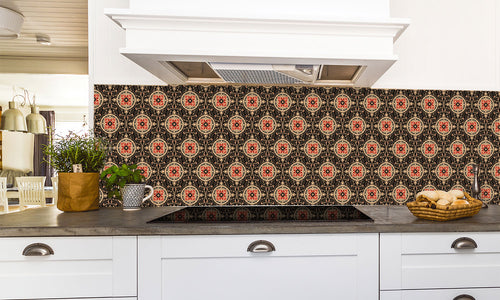 Paneli za kuhinje Oriental pattern -  Stakleni / PVC ploče / Pleksiglas -  sa printom za kuhinju, Zidne obloge PKU369