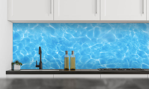 Paneli za kuhinje Pool water -  Stakleni / PVC ploče / Pleksiglas -  sa printom za kuhinju, Zidne obloge PKU381