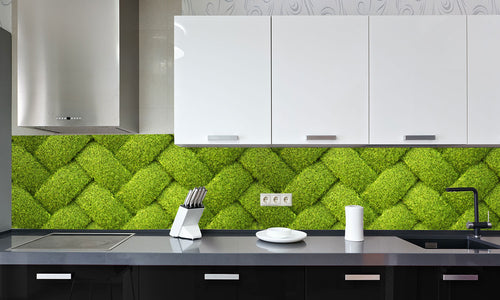 Paneli za kuhinje Grass -  Stakleni / PVC ploče / Pleksiglas -  sa printom za kuhinju, Zidne obloge PKU394