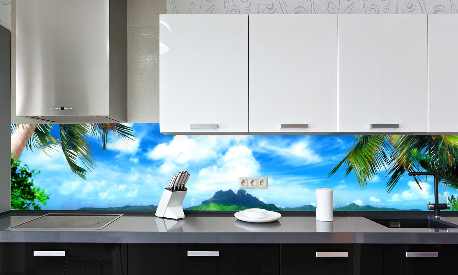 Paneli za kuhinje Magical coast -  Stakleni / PVC ploče / Pleksiglas -  sa printom za kuhinju, Zidne obloge PKU398