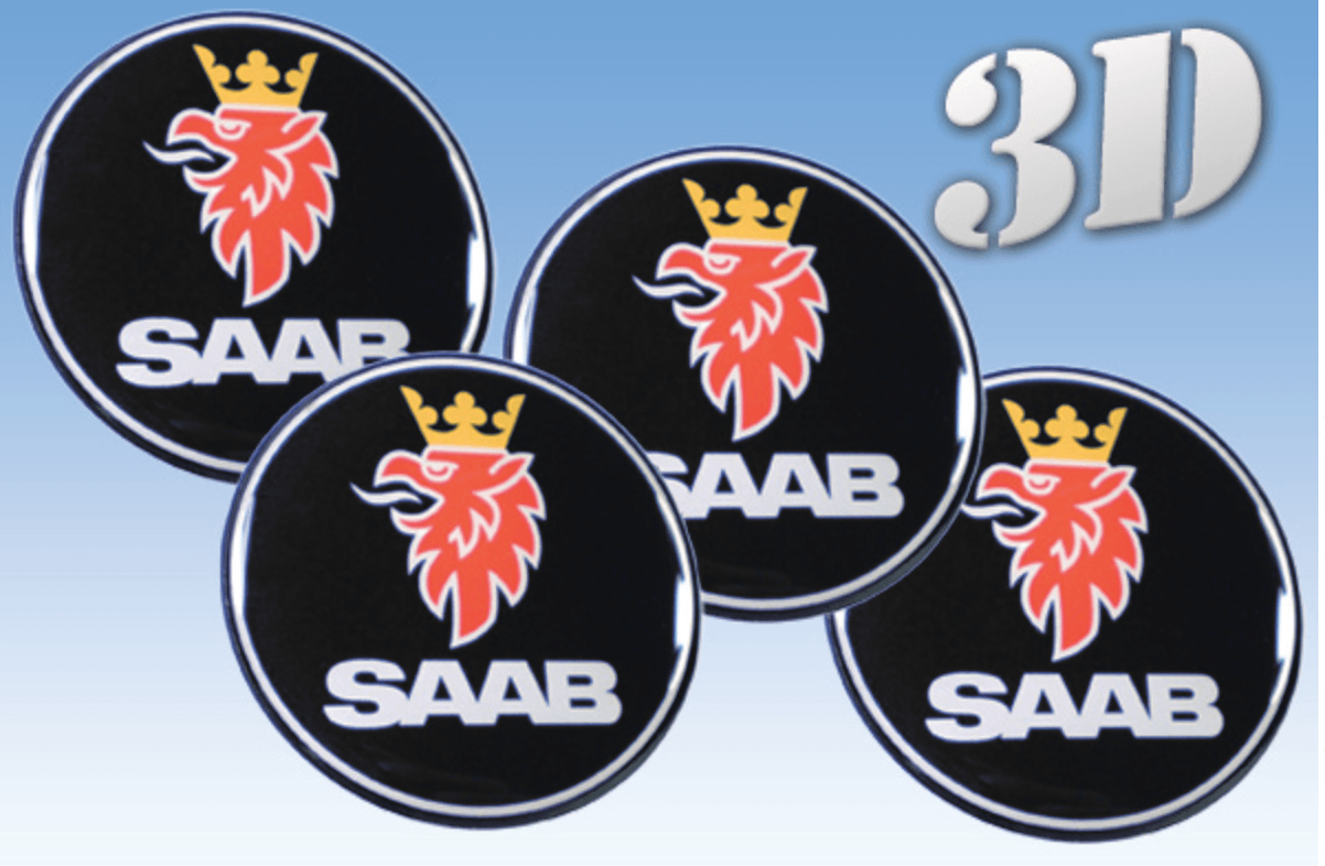 Saab - 3D Naljepnice za felge
