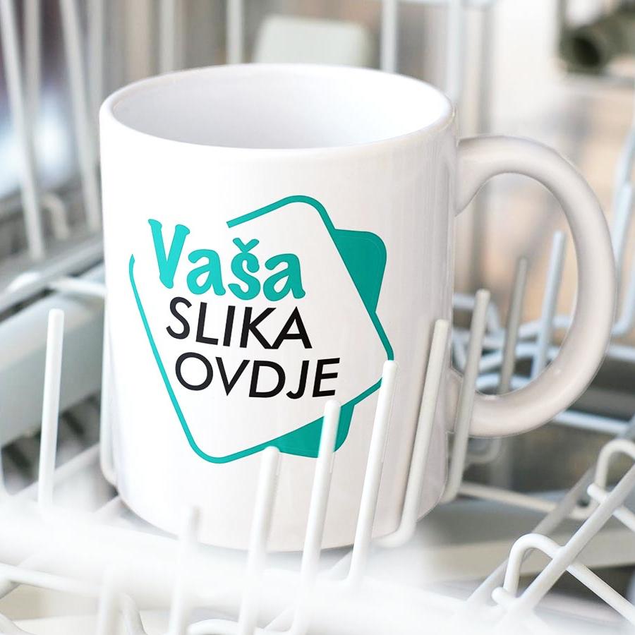 Personalizirana šalica za kavu s vašom slikom - BIJELA KLASIK 330ml.