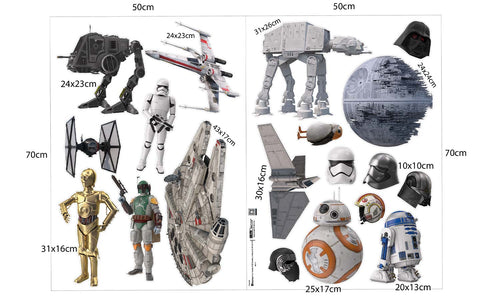 Zidne naljepnice Star Wars Set  - WS111