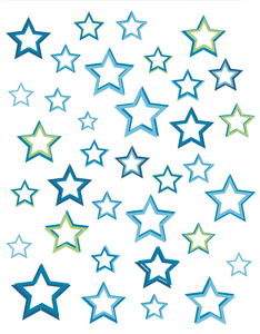 Stars - Dekoracije za prozore WL042