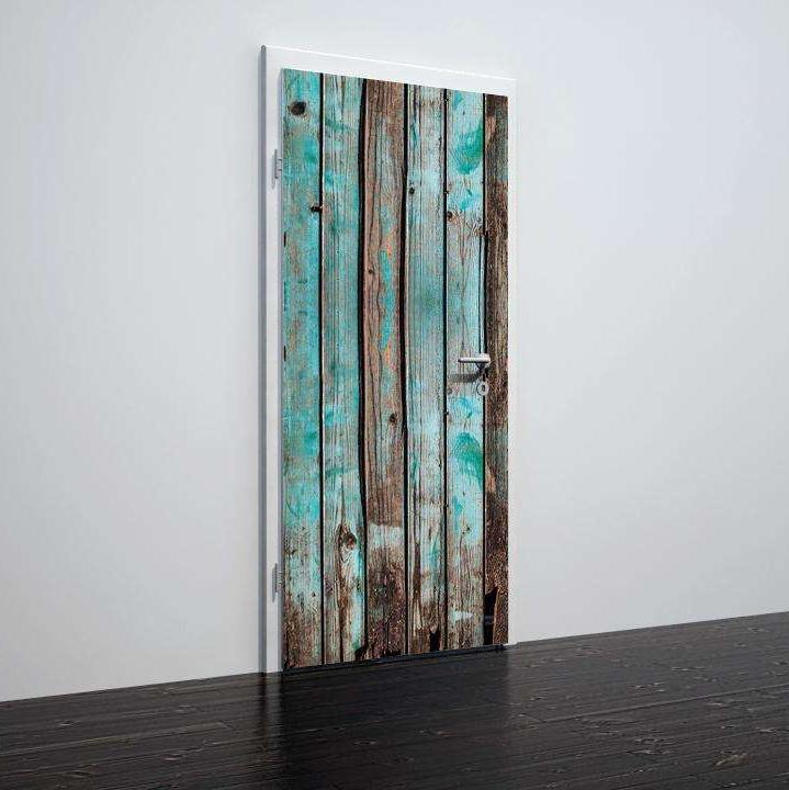 Tapete za vrata Rustical wooden doors- TA075