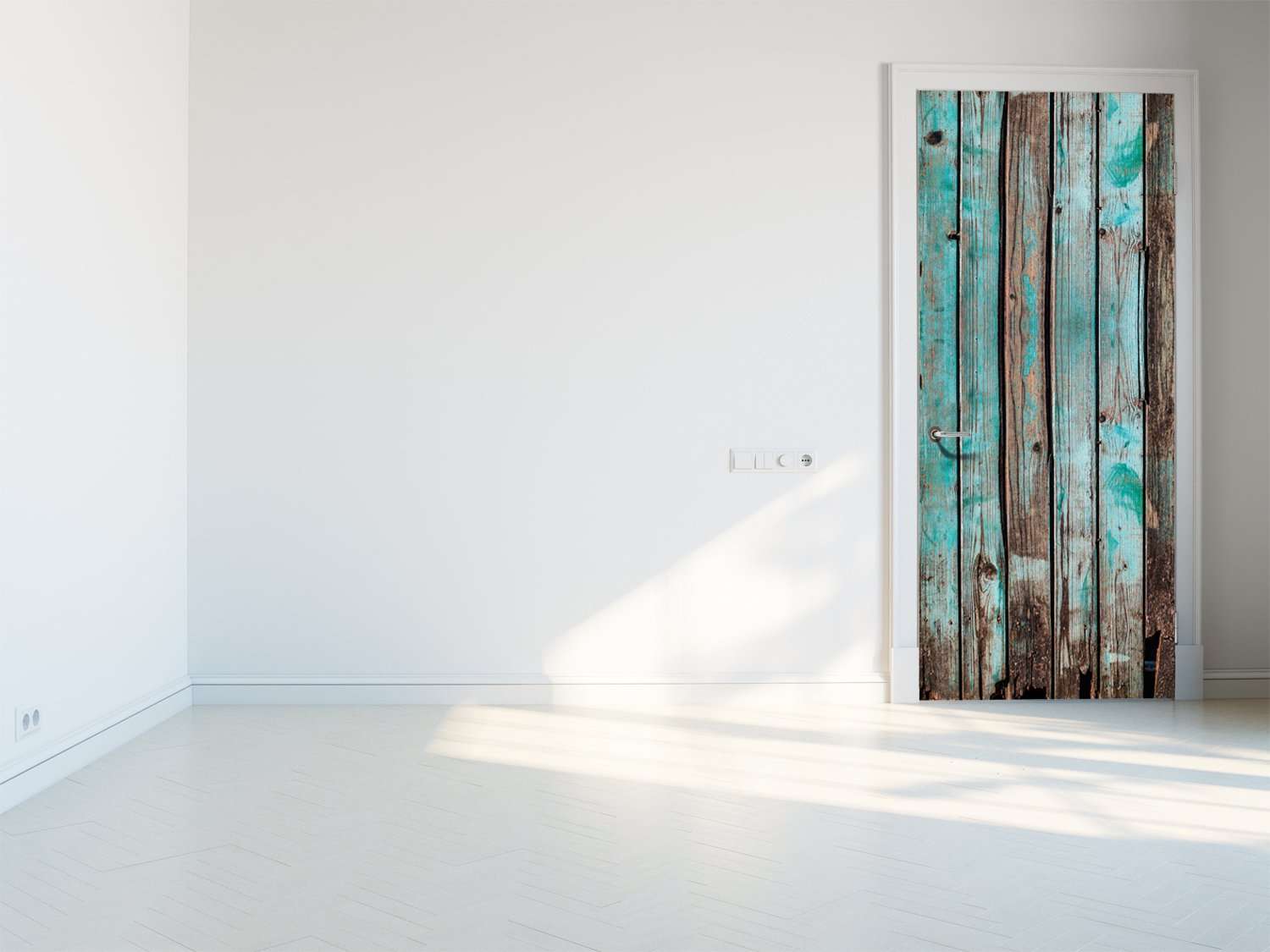 Tapete za vrata Rustical wooden doors- TA075