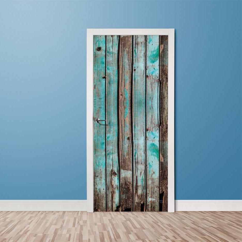 Tapete za vrata Rustical wooden doors- TA075