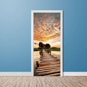 Tapete za vrata Wooden bridge - TA041