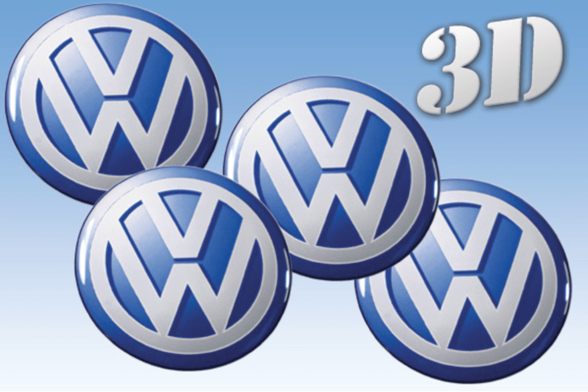 Volkswagen Blue- 3D Naljepnice za felge