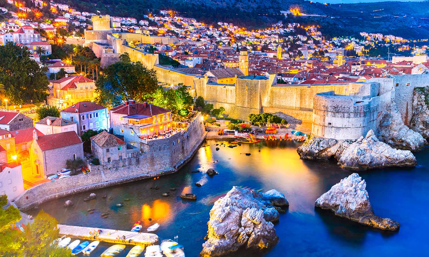 Zidne Tapete Dubrovnik by night SW661