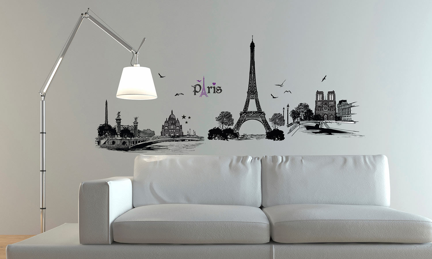 Zidne naljepnice, dekoracije za zid  Paris - WS087
