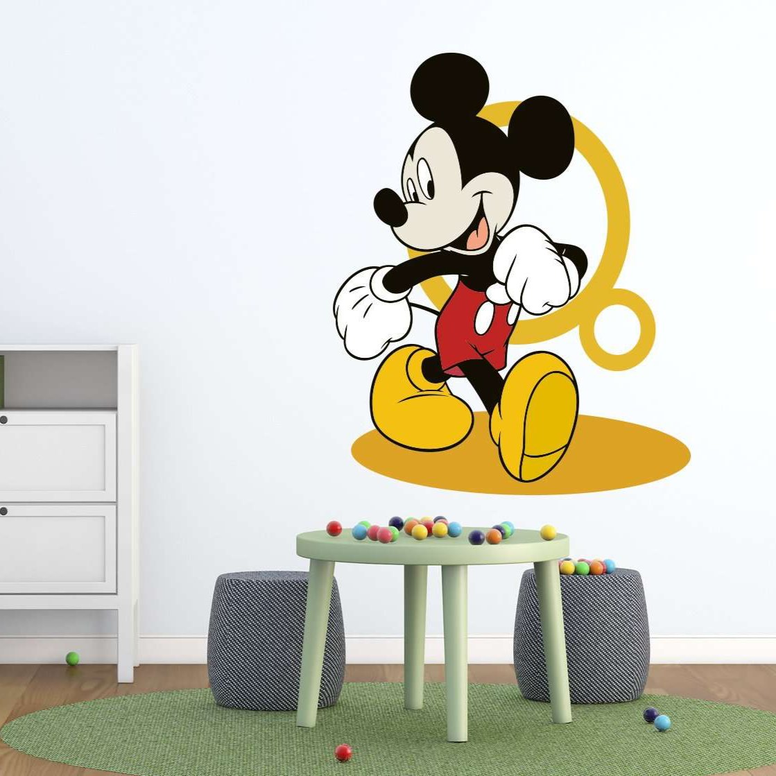 Zidne naljepnice Kids Room Mickey Mouse - KD28