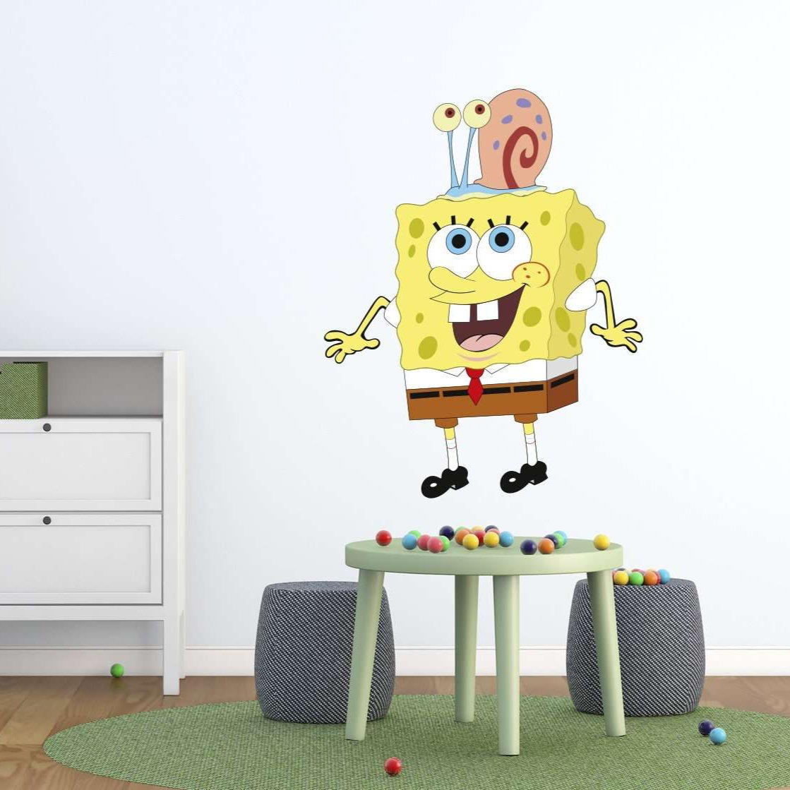 Zidne naljepnice Kids Room Spužva Bob - KD02