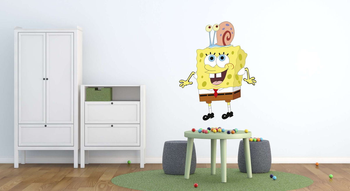 Zidne naljepnice Kids Room Spužva Bob - KD02