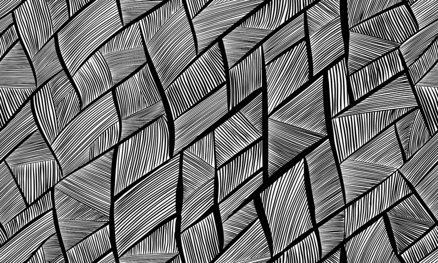 Zidne obloge panel Abstract linije - WA015