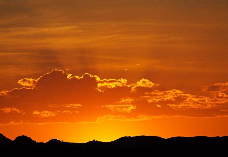 Zidne tapete Desert sunset SW316